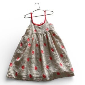 Indie (Australia Brand) Adorable White and Pink Kids Dress